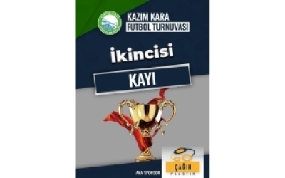 Kazım Kara Futbol Turnuvası'nda 2. Olduk