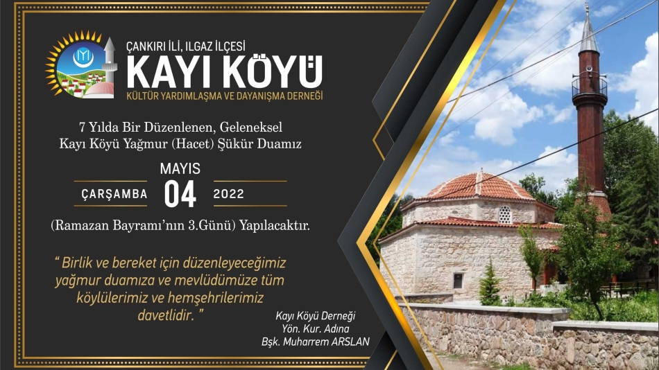 GELENEKSEL YAÄžMUR (HACET) DUASI